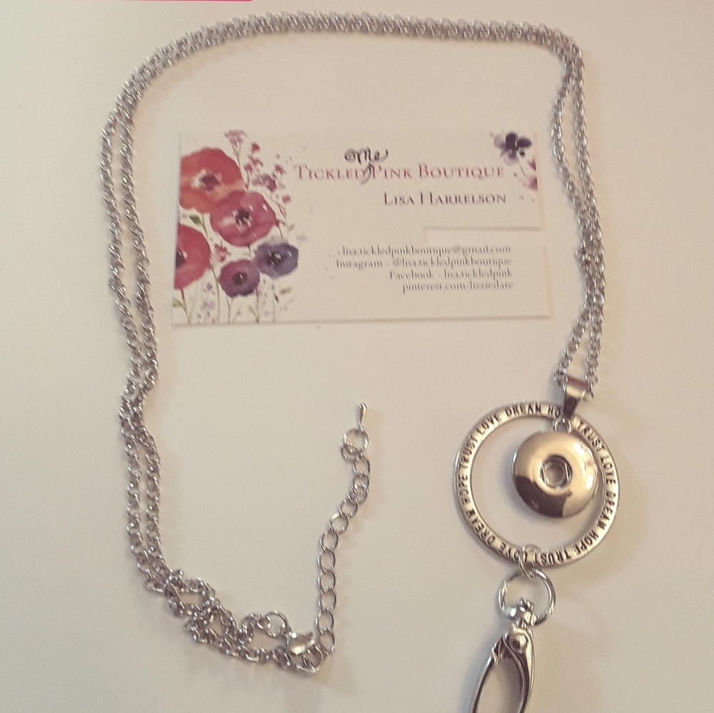 32" Silver Lanyard